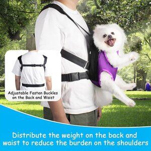 Purple Dog Carrier Backpack